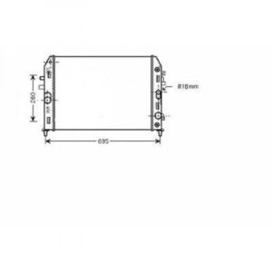Radiateur Refroidissement Du Moteur Boite Auto De 2005 Jusqu'à la phase suivante - Pièces auto Maroc