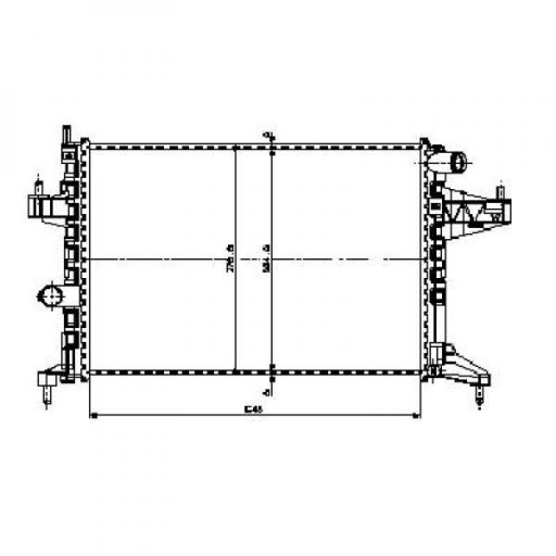 Radiateur Refroidissement Du Moteur Boite Manuelle De 2000 À > - Pièces auto Maroc