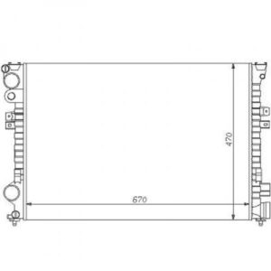 Radiateur Refroidissement Du Moteur Boite Manuelle Modèle Avec Clim De 1994 Jusqu'à la phase suivante - Pièces auto Maroc
