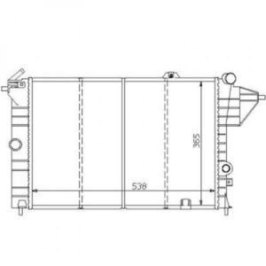 Radiateur Refroidissement Du Moteur Boite Manuelle Pour Modèles Sans Clim De 1988 À 1995 - Pièces auto Maroc