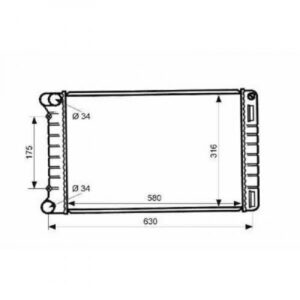 Radiateur Refroidissement Du Moteur Boite Manuelle Pour Modèles Sans Clim De 1999 Jusqu'à la phase suivante - Pièces auto Maroc