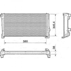 Radiateur, Refroidissement Du Moteur Boite Manuelle Pour Modèles Sans Clim De 2003 Jusqu'à la phase suivante - Pièces auto Maroc