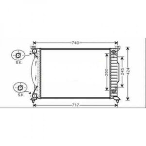 Radiateur Refroidissement Du Moteur De 2000 À 2004 - Pièces auto Maroc