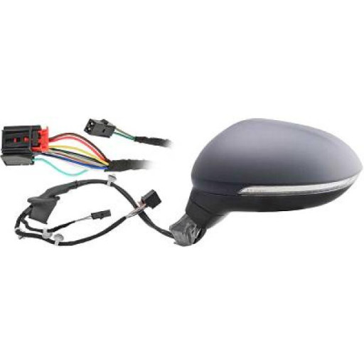 Rétroviseur Gauche Avec Feu De Clignotant (Led) Pour Alerte Franchissement De Ligne Volkswagen Passat Lim./Kombi 2015 à 2019 - Pièces auto Maroc