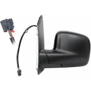 Rétroviseur Gauche Noir Volkswagen Caddy Iii 2003 à 2010 - Pièces auto Maroc