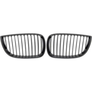 Set Calandres Droite Et Gauche Noir Bmw Série 1 (E81, E82, E88) De 2004 À 2007 - Pièces auto Maroc