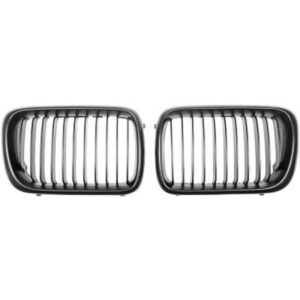 Set Calandres Droite Et Gauche Noir Bmw Série 3 (E36) De 1996 À 1999 - Pièces auto Maroc