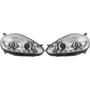 Set De Deux Phares Principaux H1/H1 Avec Correcteur Fiat Grande Punto (199) De 2005 À 2008 - Pièces auto Maroc