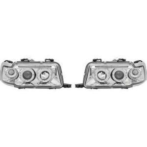 Set De Deux Phares Principaux H1/H1 Chrome Audi 80 De 1991 À 1994 - Pièces auto Maroc