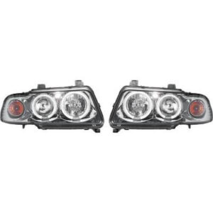 Set De Deux Phares Principaux H1/H1 Chrome Audi A4 De 1994 À 1999 - Pièces auto Maroc