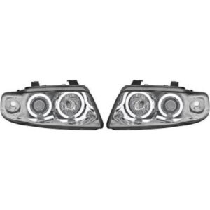 Set De Deux Phares Principaux H1/H1 Chrome Audi A4 De 1995 À 1998 - Pièces auto Maroc