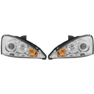 Set De Deux Phares Principaux H1/H1 Chrome Ford Focus 1 De 1998 À 2001 - Pièces auto Maroc