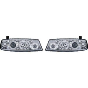 Set De Deux Phares Principaux H1/H1 Chrome Opel Calibra De 1989 À 1997 - Pièces auto Maroc