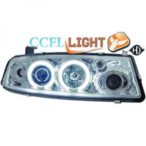 Set De Deux Phares Principaux H1/H1 Chrome Opel Calibra De 1990 À 1998 - Pièces auto Maroc