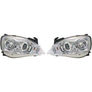 Set De Deux Phares Principaux H1/H1 Chrome Opel Corsa C De 2000 À 2006 - Pièces auto Maroc
