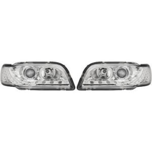 Set De Deux Phares Principaux H1/H1 Chrome Volvo 40 De 1996 À 2000 - Pièces auto Maroc