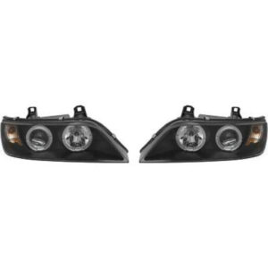 Set De Deux Phares Principaux H1/H1 Noir Bmw Z3 (E36) De 1996 À 2002 - Pièces auto Maroc