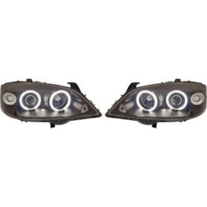 Set De Deux Phares Principaux H1/H1 Noir Opel Astra G De 1998 À 2003 - Pièces auto Maroc