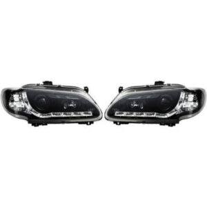 Set De Deux Phares Principaux H1/H1 Noir Renault Megane 1 De 1996 À 2009 - Pièces auto Maroc