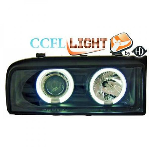 Set De Deux Phares Principaux H1/H1 Noir Volkswagen Corrado De 1988 À 1995 - Pièces auto Maroc