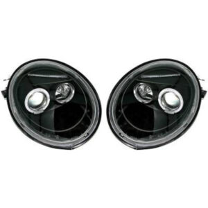 Set De Deux Phares Principaux H1/H1 Noir Volkswagen New Beetle De 1998 À 2005 - Pièces auto Maroc
