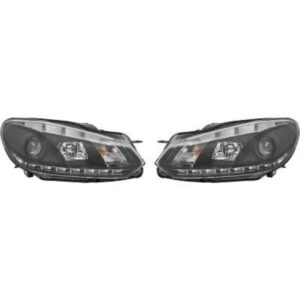 Set De Deux Phares Principaux H7/ H1 Avec Correcteur Volkswagen Golf 6 De 2008 À 2012 - Pièces auto Maroc