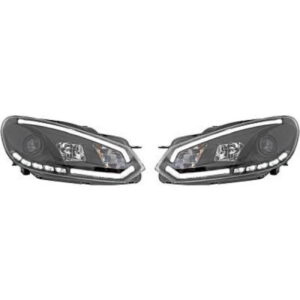 Set De Deux Phares Principaux H7/ H1 Volkswagen Golf 6 De 2008 À 2012 - Pièces auto Maroc