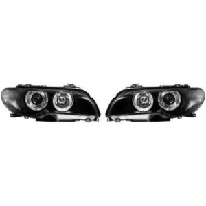 Set De Deux Phares Principaux H7/H7 Bmw Série 3 (E46) De 2003 À 2006 - Pièces auto Maroc