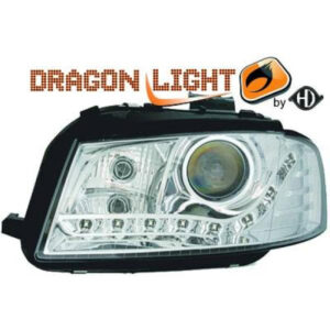Set De Deux Phares Principaux H7/H7 Led Audi A3 De 2003 À 2008 - Pièces auto Maroc