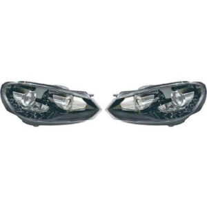 Set De Deux Phares Principaux H7/H7 Volkswagen Golf 6 De 2008 À 2012 - Pièces auto Maroc