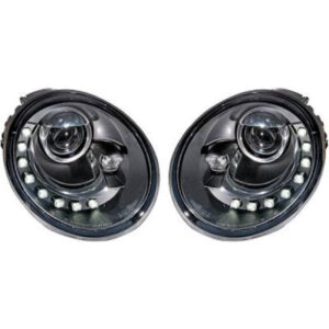 Set De Deux Phares Principaux H7 Noir Volkswagen New Beetle De 1998 À 2005 - Pièces auto Maroc