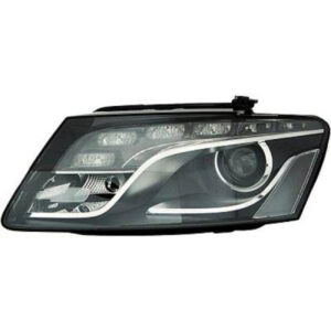 Set De Deux Phares Principaux Noir Limpide Audi Q5 De 2008 À 2012 - Pièces auto Maroc