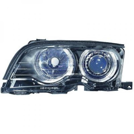 Set De Deux Phares Principaux Noir Limpide Bmw Série 3 (E46) De 2001 À 2003 - Pièces auto Maroc