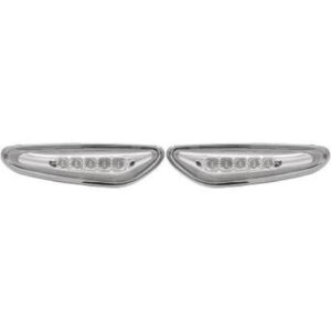 Set De Deux Répétiteurs D' Aile Chrome Bmw Série 3 (E46) De 2001 À 2005 - Pièces auto Maroc