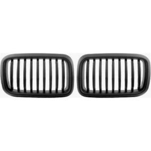 Set Des Deux Grilles De Calandre Noir Bmw Série 3 (E36) De 1991 À 1996 - Pièces auto Maroc