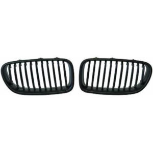 Set Des Deux Grilles De Calandre Noir Bmw Série 5 (F10, F11) De 2010 À 2013 - Pièces auto Maroc
