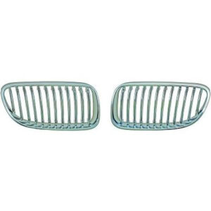 Set Grilles De Calandre Argent Chrome Bmw Série 3 (E90, E91) De 2010 Jusqu'à la phase suivante - Pièces auto Maroc