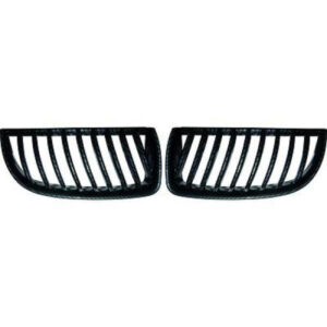Set Grilles De Calandres Droite Et Gauche Carbone Bmw Série 3 (E90, E91) De 2005 À 2008 - Pièces auto Maroc