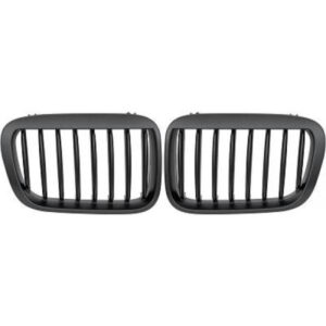 Set Grilles De Calandres Droite Et Gauche Noir Bmw Série 3 (E46) De 1998 À 2005 - Pièces auto Maroc