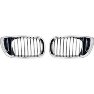Set Grilles De Calandres Droite Et Gauche Noir Bmw Série 3 (E46) De 2001 À 2005 - Pièces auto Maroc