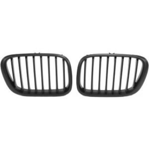 Set Grilles De Calandres Droite Et Gauche Noir Bmw X5 (E53) De 1999 À 2003 - Pièces auto Maroc
