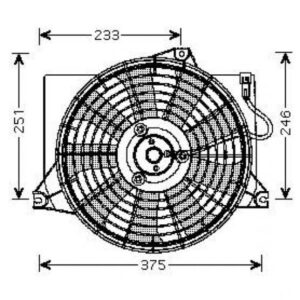 Ventilateur Refroidissement Du Moteur Boite Manuelle De 2001 À 2005 - Pièces auto Maroc