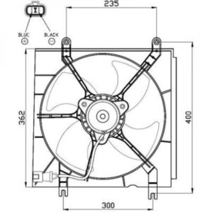 Ventilateur Refroidissement Du Moteur De 1997 À 2001 - Pièces auto Maroc
