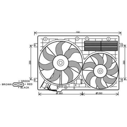Ventilateur Refroidissement Du Moteur De 2003 À 2010 - Pièces auto Maroc