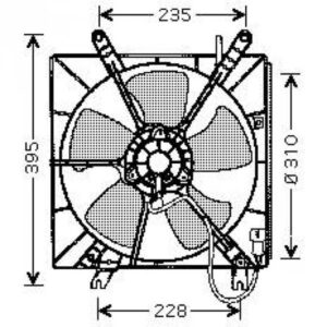 Ventilateur Refroidissement Du Moteur Version : Denso De 1993 À 1998 - Pièces auto Maroc