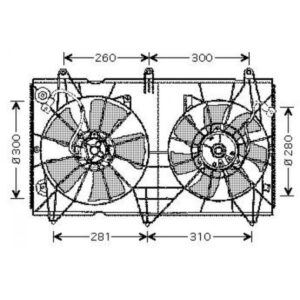 Ventilateur Refroidissement Du Moteur Version : Denso De 2003 À 2008 - Pièces auto Maroc