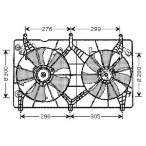 Ventilateur Refroidissement Du Moteur Version : Valeo De 2003 À 2008 - Pièces auto Maroc